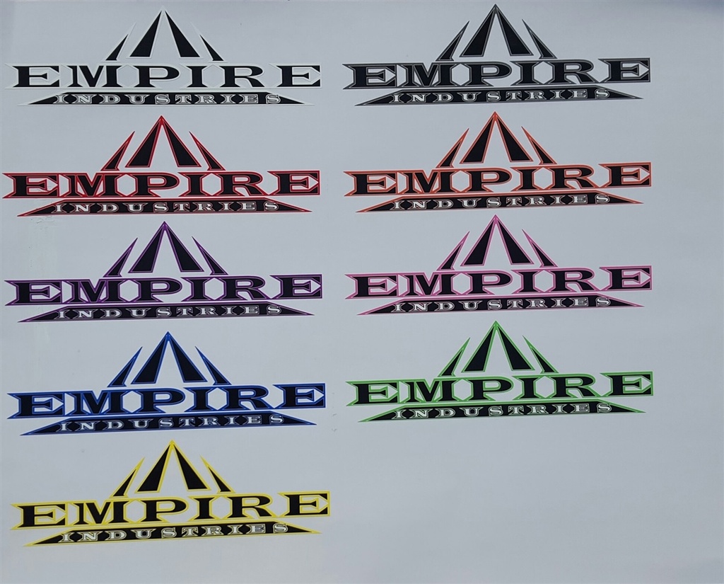 *EMPIRE CALCO ADHESIVA PARA SILENCIADOR REGULAR 6 COLORS