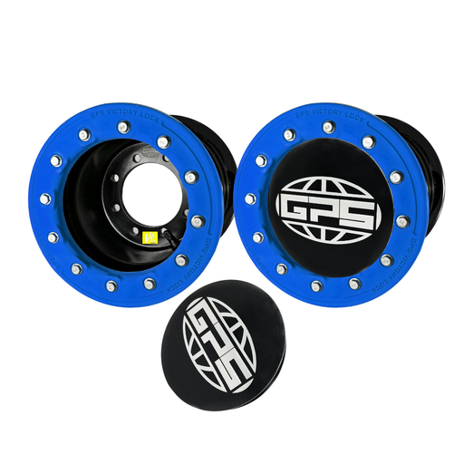 KIT LLANTAS TRASERAS GPS 08"x08" CP 3+5 MULTICENTRO CON AROS Y TAPAS